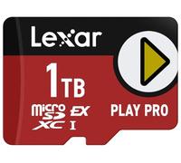 Lexar 1TB Play PRO microSD Express Card, UHS-I, C10, U3, V30, Full HD, 4K, Up to 900/600 MB/s Memory Card, Compatible w/Nintendo Switch 2, ASUS ROG Ally, Steam Deck, Gaming (LMSXPS0001T-BNNNU)