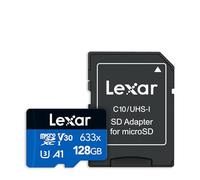 Lexar 633x 128GB microSD Memory Card - With Adapter