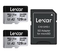 Lexar microSDXC Silver Plus UHS-1 V30 - 128GB Twinpack