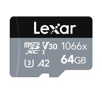 Lexar microSDXC Silver Series UHS-I V30 64GB Memory Card
