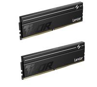 Lexar OC DDR5 RAM 64GB Kit (2x32GB) 6000 MHz CL40, 288-Pin UDIMM Desktop Memory for Intel XMP 3.0/AMD EXPO, PC Computer DRAM for Gaming, AI, 1.35V, Black