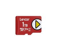 Lexar Play Micro SD Card 1TB, microSDXC UHS-I Card, up to 205MB/s read, 140MB/s write, Class 10, U3, V30, A2, 4K Video, High-Speed Memory Card for Switch/Portable Gaming Devices/Smartphones