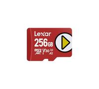 Lexar Play Micro SD Card 256GB, microSDXC UHS-I Card, up to 205MB/s read, 140MB/s write, Class 10, U3, V30, A2, 4K Video, High-Speed Memory Card for Switch/Portable Gaming Devices/Smartphones