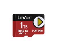 Lexar PLAY PRO microSDXC Express Card, 1 TB Max Read 900 MB/s/Write Up to 600 MB/s, Nintendo Switch, 4K Video, Drone Compatible, Waterproof, Shockproof, High-Speed Micro SD Memory Card