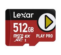 Lexar PLAY PRO 512GB microSD Express Card - 900MB/s, U3, Switch 2 Ready