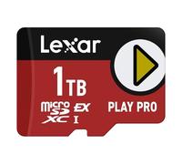 Lexar PLAY PRO microSDXC Express Card, 1 TB Max Read 900 MB/s/Write Up to 600 MB/s, Nintendo Switch, 4K Video, Drone Compatible, Waterproof, Shockproof, High-Speed Micro SD Memory Card