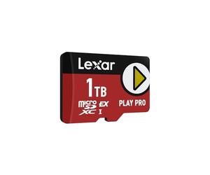 Lexar PLAY PRO MicroSDXC Express Card 1TB, up to 900MB/s Read, 600MB/s Write, Gaming-Optimized, A2, 4K, High-Speed Micro SD Memory Card for Handheld Consoles, Switch, Portable Gaming Device