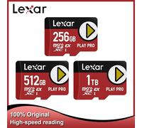 Lexar PLAY PRO MicroSDXC Express Card 256GB 512GB 1TB Max 900Mb/s V30 Micro SD Card U3 C10 Memory Card for Switch Tablet TF Card