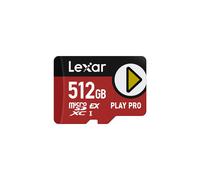 Lexar PLAY PRO MicroSDXC Express Card 512GB, up to 900MB/s Read, 600MB/s Write, Gaming-Optimized, A2, 4K, High-Speed Micro SD Memory Card for Handheld Consoles, Switch, Portable Gaming Device