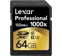 Lexar Professional 1000x 64GB SDXC UHS-II Card