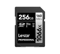 Lexar Professional 1066x SDXC UHS-I Memory Card 256GB, up to 160MB/s Read, V30/U3/C10 for DSLR Cameras and HD Camcorders