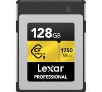 Lexar Professional 128GB CFexpress Type B Memory Card Gold Series, Up to 1750MB/s Read, Raw 8K Video Recording, Supports PCIe 3.0 and NVMe (LCXEXPR128G-RNENG)