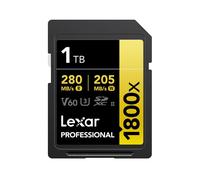 Lexar Professional 1800x 1TB UHS-II V60 C10 U3 4K SDXC SDHC SD Card