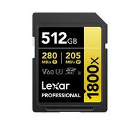 Lexar Professional 1800x 512 GB SDXC UHS-II Class 10