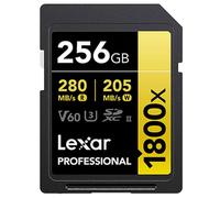 Lexar Professional SDXC 256GB BL 1800x UHS-II V60 gold