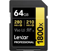 Lexar Professional 1800x SDXC UHS-II V60 U3 1TB 280MB/s LSD1800001T-BNNNG