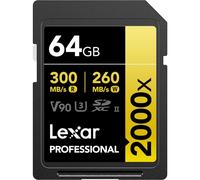 Lexar Professional 1800x SDXC UHS-II V60 U3 64GB 280MB/s LSD1800064G-BNNNG