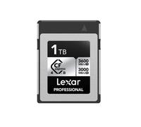 Lexar 1TB Professional CFexpress Type B Silver 4.0 Memory Card, for Photographers, Videographers, Up to 3600/3000 MB/s, 8K Video (LCXEXS4001T-RNENG)