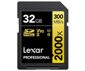 Lexar Professional 2000x SDHC UHS-II Card 32GB