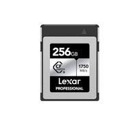 Lexar Professional SILVER Series 256GB CFexpress Card, Type B CFe Card up to 1750MB/s Read, CF Card Adopt PCIe Gen3x2, CF Memory Card Compatible with DSLR, Backward with XQD Camera (LCXEXSL256G-RNENG)