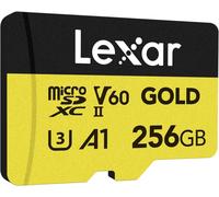 Lexar Professional 256GB Gold MicroSD card, UHS-II, V60, A1, UK Seller