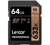 Lexar Professional 32/64/128/256GB SD SDXC memory Card 633X, U3, V30, 95MB/s