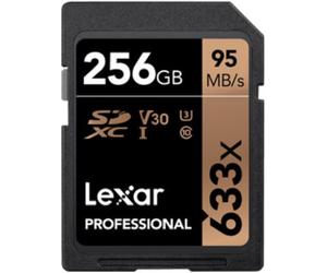Lexar Professional 32/64/128/256GB SD SDXC memory Card 633X, U3, V30, 95MB/s