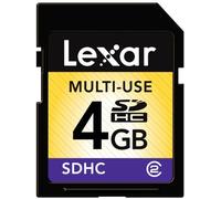 Lexar Professional 4GB Class 4 SDHC Flash Memory Card