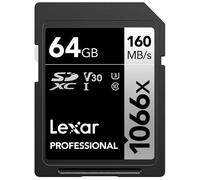 Lexar Professional 64GB UHS-I 1066X 160MB/s SDXC Memory Card -UK