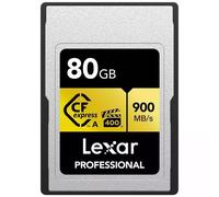 Lexar 80GB Professional (900MB/Sec) Type A CFexpress Gold Series Memory Card