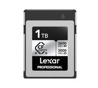 Lexar Professional CFexpress 4.0 Type B Silver Series 1TB, Tybe B Card up to 3600MB/s Read, 2600MB/s Write, CF Card for 8K Raw Video, CF Memory Card Compatible with DSLR, Backward with XQD Camera