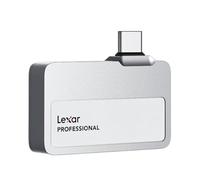 Lexar Professional Go 1TB Portable SSD, UltraCompact, Supports Apple ProRes, Up to 1050MB/s Reading, USB 3.2 Gen 2, IP65 Dust and Water Resistant for iPhone 15/16 Pro, Silver