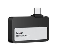 Lexar Professional Go Portable SSD 2TB, Ultra-Compact, Supports . ProRes, Up to 1050MB/s Read and 1000MB/s Write, USB 3.2 Gen 2, IP65 Dust and Wa