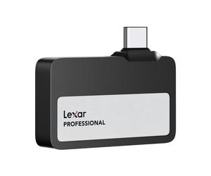 Lexar Professional Go Portable SSD 2TB, Ultra-Compact, Supports . ProRes, Up to 1050MB/s Read and 1000MB/s Write, USB 3.2 Gen 2, IP65 Dust and Wa
