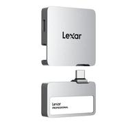 Lexar Professional Go Portable SSD with HUB 2TB, Ultra-Compact, Supports Apple ProRes, Up to 1050MB/s Read and