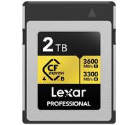 Lexar 2TB Professional (3600MB/Sec) Type B CFexpress 4.0 Gold Series Memory Card