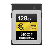 Lexar Professional GOLD Series 128GB CFexpress Card, Type B CF Card, Up to 1750MB/s Read, Adopt PCIe 3.0 and NVMe, Memory Card for Professional Photographer, Videographer (LCXEXPR128G-RNENG)