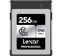 Lexar Professional SILVER Series 256GB CFexpress Card, Type B CFe Card up to 1750MB/s Read, CF Card Adopt PCIe Gen3x2, CF Memory Card Compatible with DSLR, Backward with XQD Camera (LCXEXSL256G-RNENG)