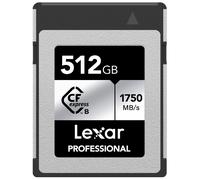 Lexar 512GB Professional (1750MB/Sec) Type B CFexpress Silver Series Memory Card