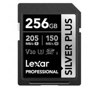 Lexar Professional Silver Plus 256GB SDXC UHS-I Card, U3, V30 | U3, V30