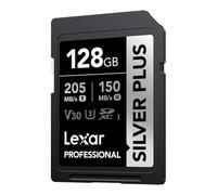 Lexar SDXC Pro Silver Plus UHS-I 128GB V30 Memory Card