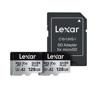 Lexar® Professional Silver Plus microSDXC™ UHS-I Card - 128gb Twin Pack