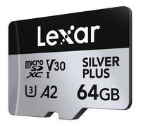 Lexar Silver Plus 64GB UHS-I V30 (205MB/s) microSDXC