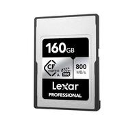 Lexar Professional SILVER Series CFexpress Type A Card 160GB, CFe Card Up to 800MB/s Read, VPG200, 8K Video CF Card, Memory Card Compatible with Sony Alpha and Sony FX Cameras (LCAEXSL160G-RNENG)