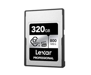 Lexar Professional SILVER Series CFexpress Type A Card 320GB, CFe Card Up to 800MB/s Read, VPG200, 8K Video CF Card, Memory Card Compatible with Sony Alpha and Sony FX Cameras (LCAEXSL320G-RNENG)