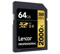 Lexar SD Professional C10 UHS-II U3 2000X 300MB/s Memory Card 128GB