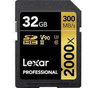 Lexar SDHC Professional UHS-II 2000x V90 32GB Memory card