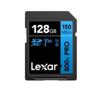 Lexar SDXC 800x Pro 128GB 150MB/s C10 V30 U3