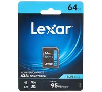 Lexar SDXC Card 64GB Professional 633x UHS-I V30 U3