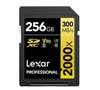 Lexar SDXC Pro Gold Series UHS-II 256GB V90 Memory Card